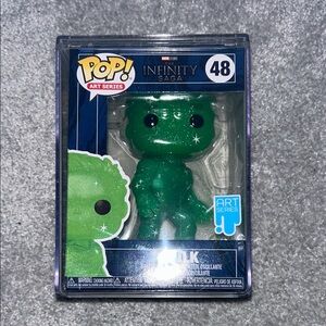 Funko Pop! Art Series Hulk - Vibrant Green With Hard Case